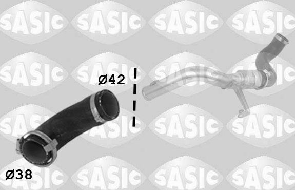 Патрубок интеркулера Sasic для Ford S-MAX I 2006-2014. Артикул 3336214
