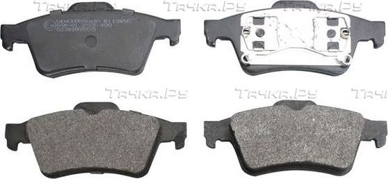 Тормозные колодки Denckermann задние для Renault Megane II 2002-2008. Артикул B110650