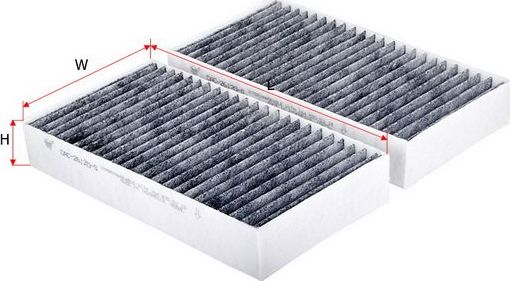 Салонный фильтр Sakura. Артикул CAC-26120-S