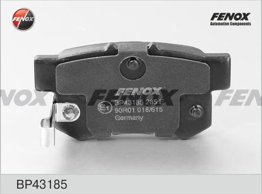 Тормозные колодки Fenox. Артикул BP43185