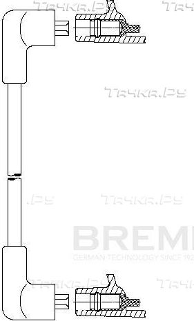 Высоковольтные провода (провода зажигания) Bremi. Артикул 820/66