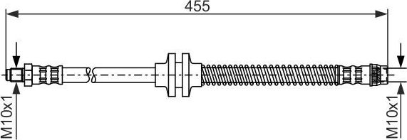 Тормозной шланг Bosch. Артикул 1 987 476 126