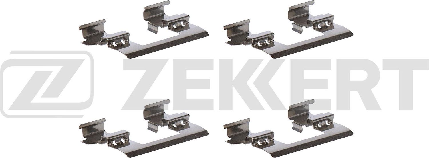 Комплект установочный перед. торм. колодок Nissan Qashqai (_J10_) 07-  X-Trail (T31) 07- Zekkert. Артикул BR-1487