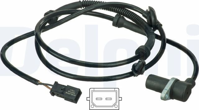 Датчик ABS Delphi для Audi A4 III (B7) 2002-2009. Артикул SS20406