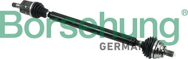 Полуось (привод в сборе, приводной вал) Borsehung передняя правая для SEAT Leon II 2005-2010. Артикул B18414