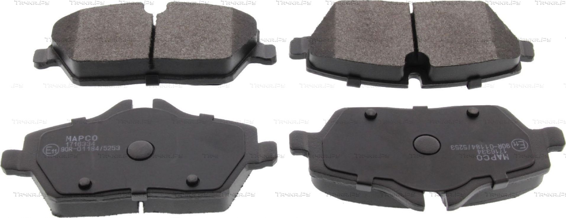 Тормозные колодки MAPCO передние для MINI Hatch II (R56) 2006-2013. Артикул 6803