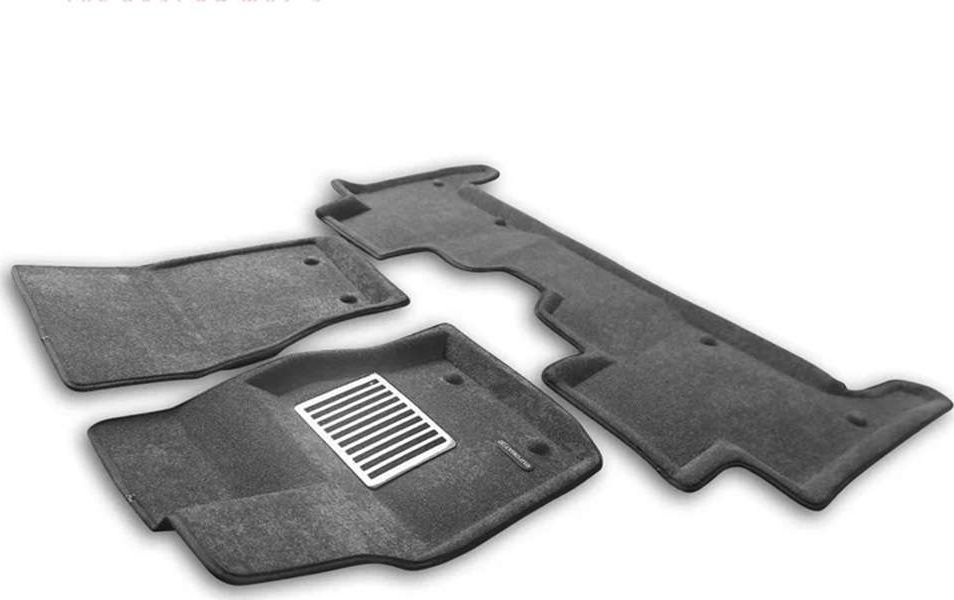 Коврики текстильные Euromat 3D Lux для салона Land Rover Range Rover Sport II 2014-2021 СЕРЫЕ. Артикул EM3D-003109G