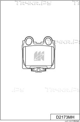 Тормозные колодки MK Kashiyama задние для Lexus GS II 1997-2004. Артикул D2173MH