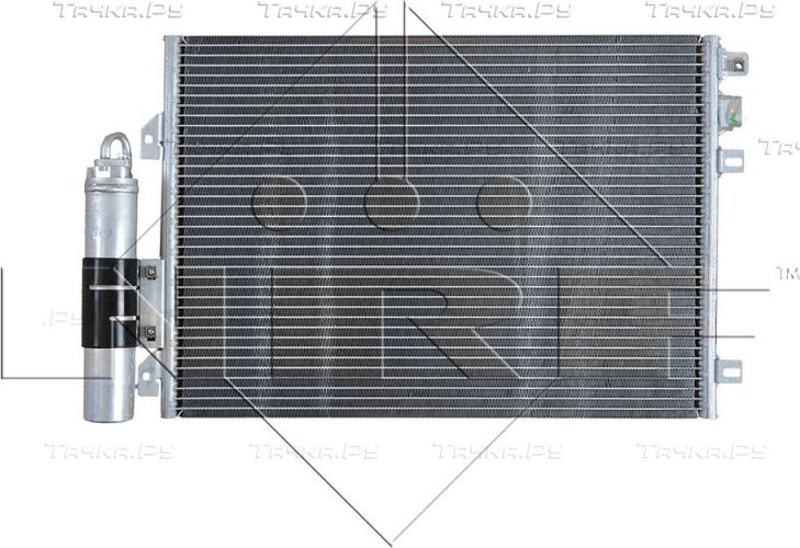 Радиатор кондиционера (конденсатор) NRF EASY FIT для Renault Symbol ll 2008-2014. Артикул 35430