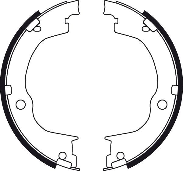 Тормозные колодки (стояночная тормозная система) TRW. Артикул GS8749