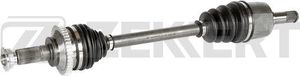Полуось (привод в сборе, приводной вал) Zekkert передняя левая для Kia Spectra II 2004-2009. Артикул AW-5539