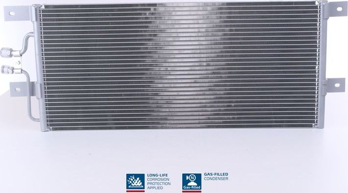 Радиатор кондиционера (конденсатор) Nissens (алюминий). Артикул 94307