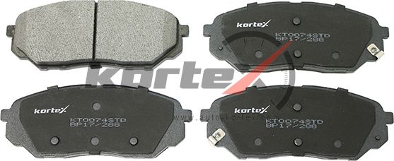 Колодки торм передк-т (Kortex). Артикул KT0074STD