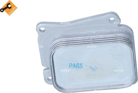 Радиатор масляный (маслоохладитель) для двигателя NRF EASY FIT. Артикул 31320