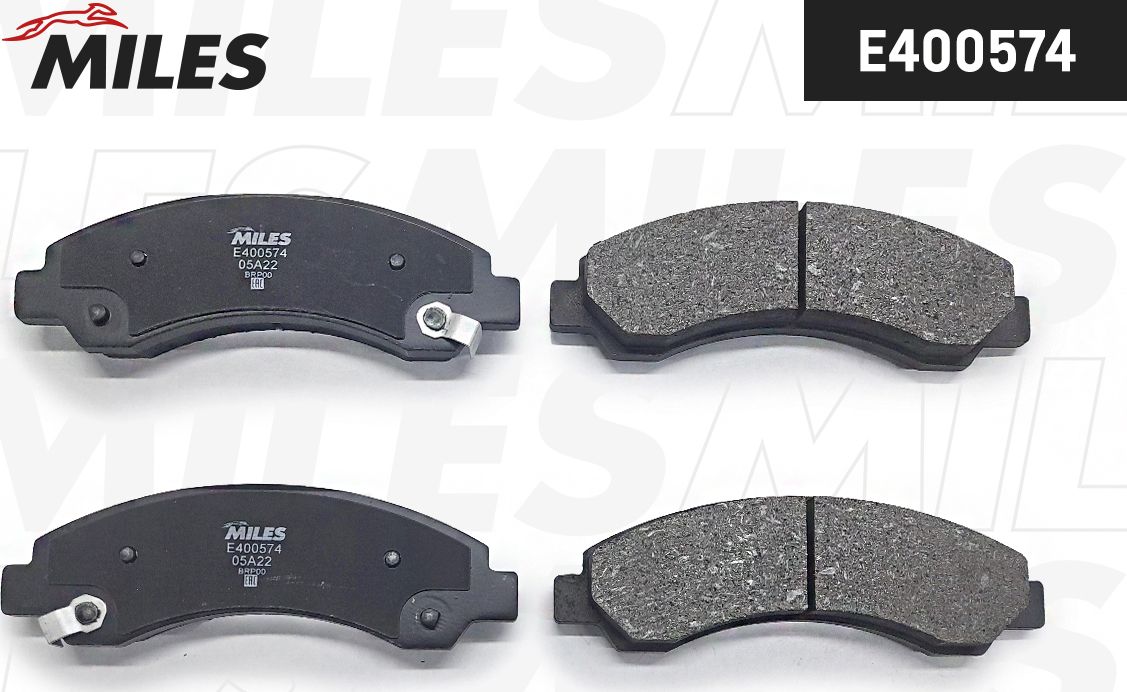 Тормозные колодки Miles (Low-Metallic). Артикул E400574