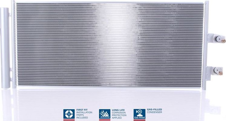 Радиатор кондиционера (конденсатор) Nissens (алюминий). Артикул 941211