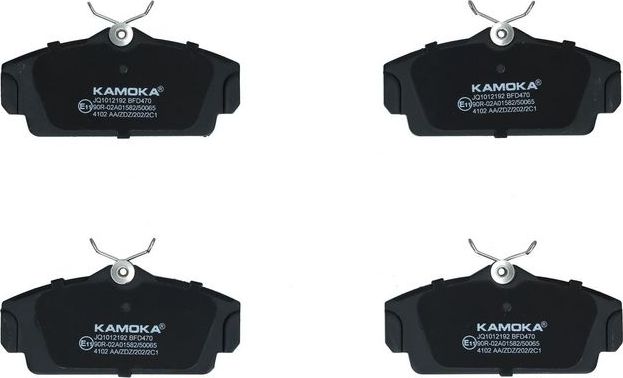 Тормозные колодки Kamoka. Артикул JQ1012192