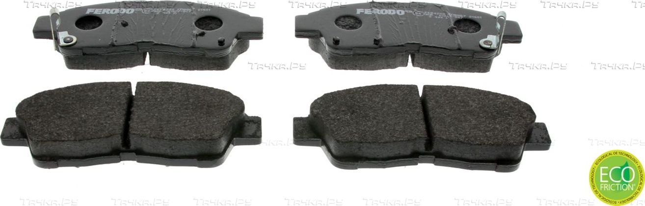 Тормозные колодки Ferodo Premier Eco Friction передние для Toyota Picnic I 1996-2001. Артикул FDB867
