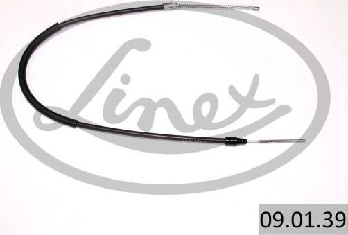 Трос ручника (тросик ручного тормоза) Linex передний левый для Citroen Jumpy I 1995-2000. Артикул 09.01.39