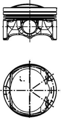 Поршень Kolbenschmidt. Артикул 40761600
