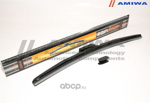 ЩЁТКА СТЕКЛООЧИСТИТЕЛЯ ГИБРИДНАЯ УНИВЕРСАЛЬНАЯ 475 MM (Amiwa). Артикул AWB19HU