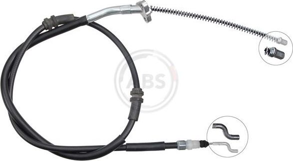 Трос ручника (тросик ручного тормоза) ABS. Артикул K13871