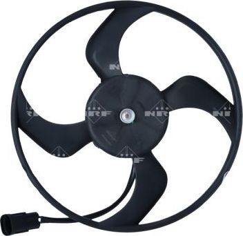 Вентилятор радиатора двигателя NRF для Peugeot 307 I 2000-2009. Артикул 47319