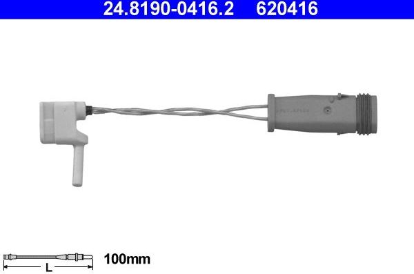 Датчик износа тормозных колодок  ATE. Артикул 24.8190-0416.2