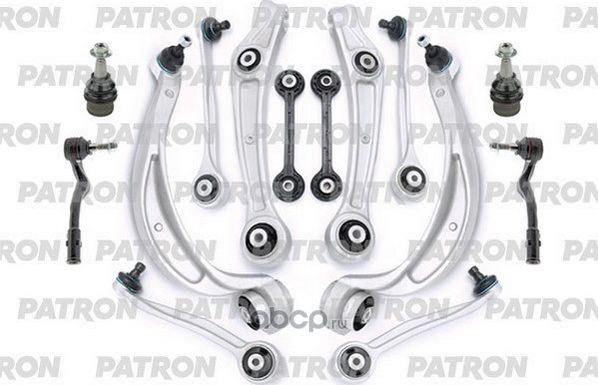 Комплект рычагов подвески AUDI A4 (B8) 07.11-15.12 A5 (8T3) 07.06-17.01 A7 (4GA. (Patron). Артикул PS5911