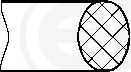 Сальник, уплотнительное кольцо Elring (FPM (Fluor-Kautschuk)). Артикул 131.020