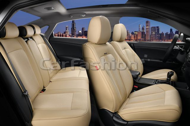 Чехлы универсальные каркасные CarFashion 5D Corrida Plus на сидения авто, цвет Бежевый/Бежевый/Бежевый. Артикул 27021