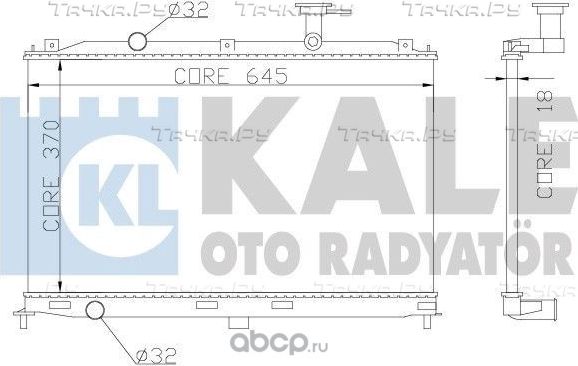 Радиатор (Kale). Артикул 358000