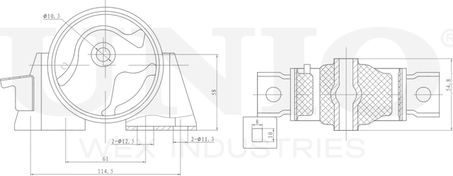 Опора двигателя (Unio). Артикул RMP-15082