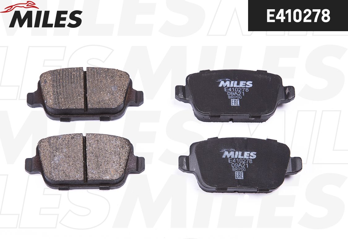 Тормозные колодки Miles (Low-Metallic). Артикул E410278