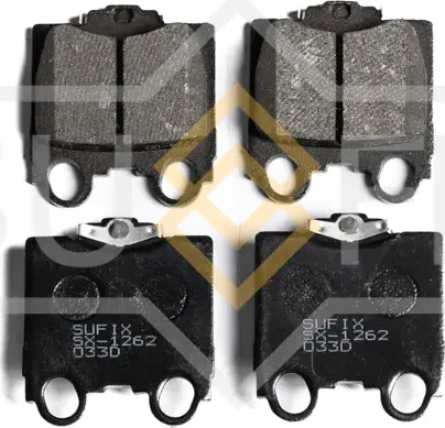 Колодки тормозные дисковые | зад прав/лев | (Sufix). Артикул SX-1262