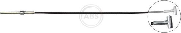 Трос ручника (тросик ручного тормоза) ABS. Артикул K13831