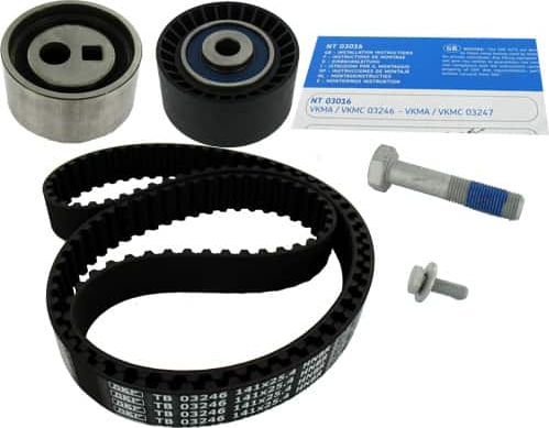 Ремень ГРМ с роликами (комплект) SKF для Citroen Berlingo I 1999-2011. Артикул VKMA 03247