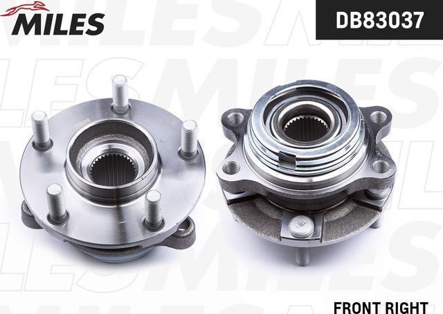 Ступица колеса с интегрированным подшипником Miles. Артикул DB83037