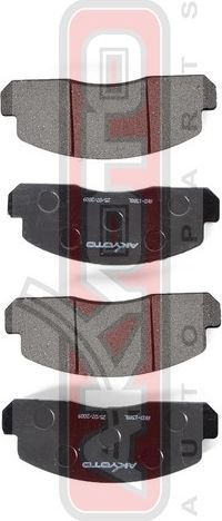 Тормозные колодки Akyoto Packing AKYOTO передние для Toyota Dyna U300 – U400  1995-2001. Артикул AKD-1388