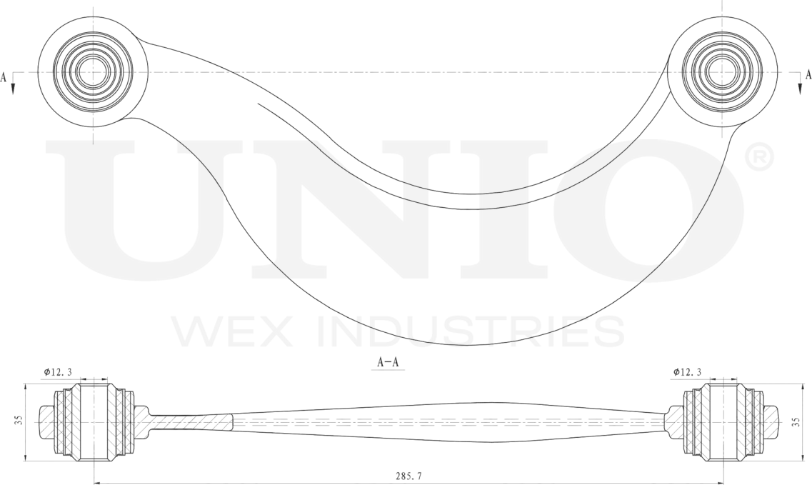 Рычаг подвески (Unio). Артикул SSP-40067