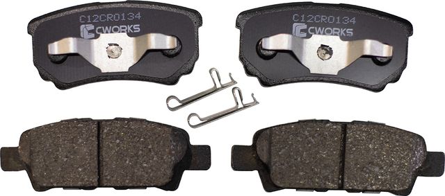 Колодки тормозные задние (Low Metallic) (Cworks). Артикул C12CR0134