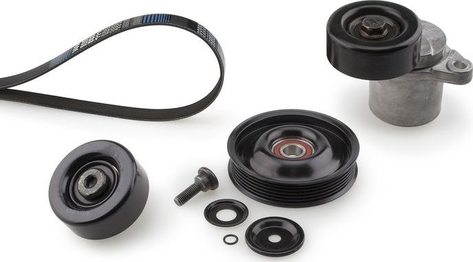 Приводной ремень поликлиновой с роликами (комплект) Gates Micro-V®. Артикул K016PK1513