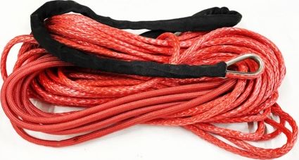 Трос синтетический COMEUP (без крюка) 8мм х 30,5м для лебедок GIO 80s (готовый). Артикул 883271