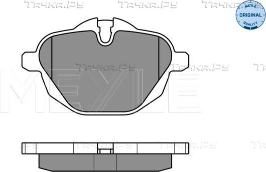 Тормозные колодки Meyle Original задние для BMW 6 IV (G32) 2017-2026. Артикул 025 245 6118