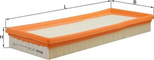 Воздушный фильтр Mahle. Артикул LX 218