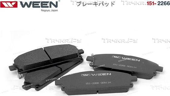 Тормозные колодки WEEN. Артикул 151-2266