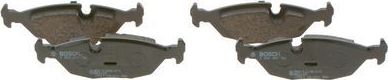 Тормозные колодки Bosch (Low-Metallic) задние для BMW 5 II (E28) 1981-1987. Артикул 0 986 466 751