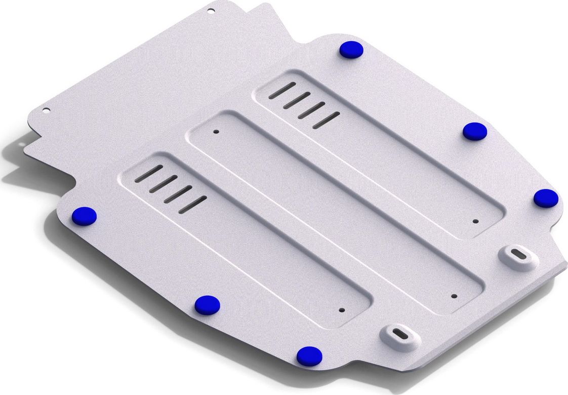 Защита алюминиевая Rival для картера Audi Q7 I рестайлинг 2009-2015. Артикул 333.0305.2