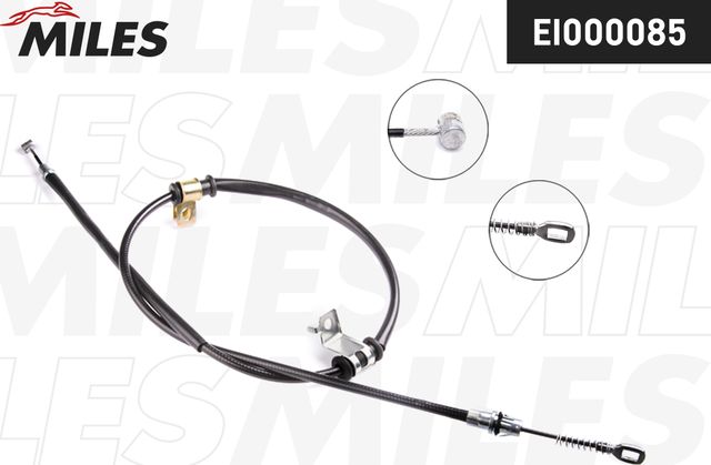 Трос ручника (тросик ручного тормоза) Miles задний правый для Chevrolet Captiva I 2006-2018. Артикул EI000085