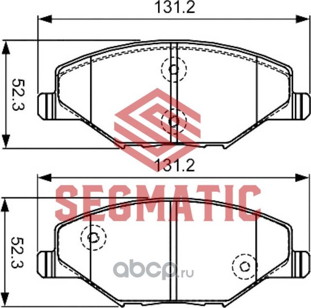 SGBP2591 Колодка торм диск пер Volkswagen Polo 1.6 2010-Skoda Fabia 1.4 2007-201 (Segmatic) Segmatic. Артикул SGBP2591